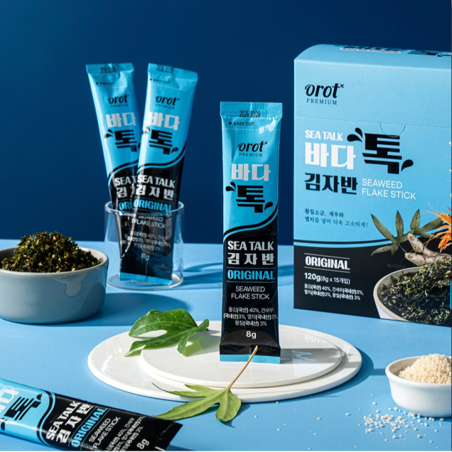 (해남황칠) 오롯트 바다톡 김자반스틱(8g*15개입)14821