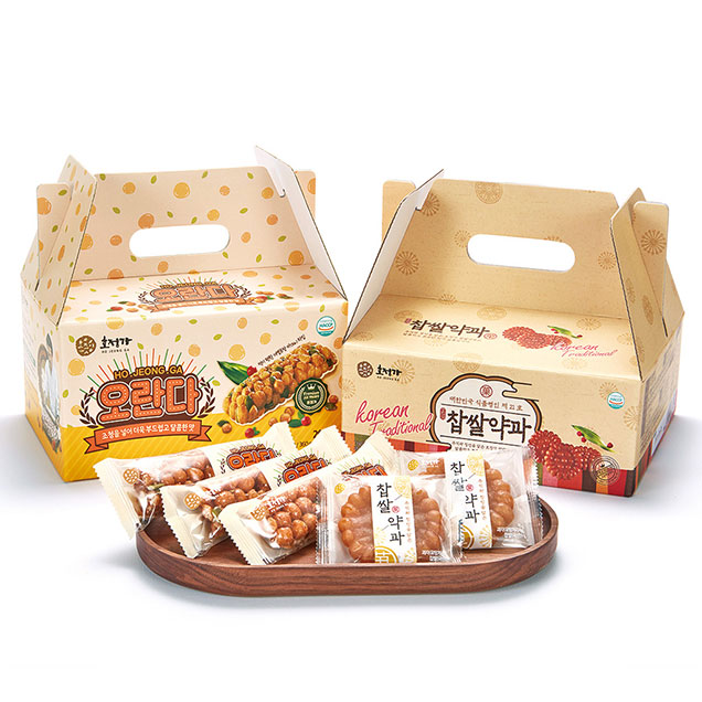 (호정식품) 호정가 찹쌀약과세트(1KG) + 오란다세트(20개입) / 전통과자 기획묶음상품1865