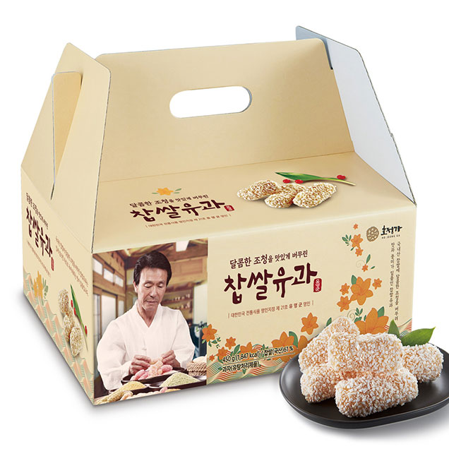 (호정식품) 호정가 찹쌀유과세트 450g / 전통과자 한과선물세트1871