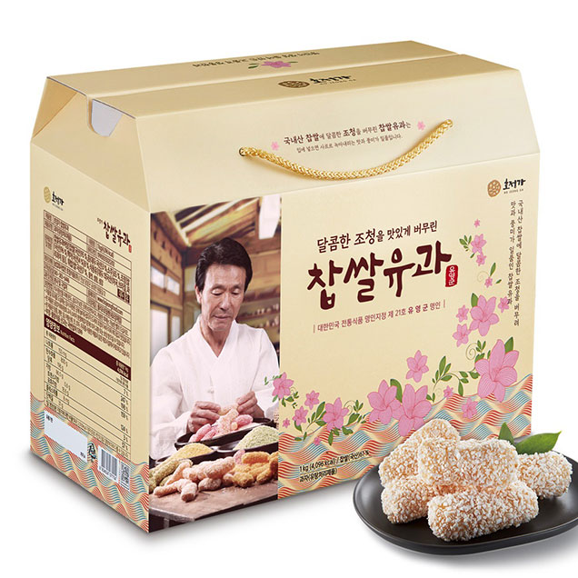 (호정식품) 호정가 찹쌀유과세트 1KG / 전통과자 한과선물세트1883