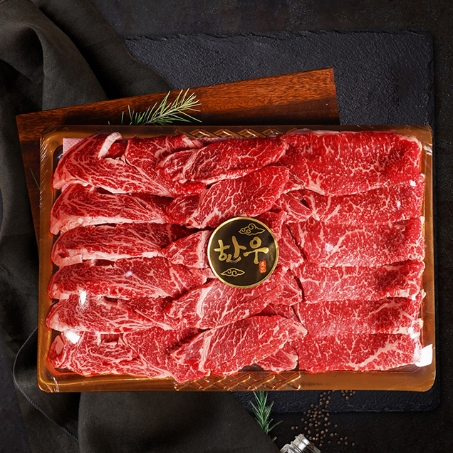 (신선행) [냉장][장흥명품한우할인직판장] 한우구이 1호 1.3kg (등심+채끝+안심)15068