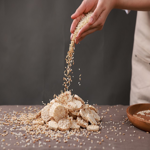 [연말기획전] (복내리는당산나무) 한입크기 곡물과자 뻥튀기 60g x 5봉15123