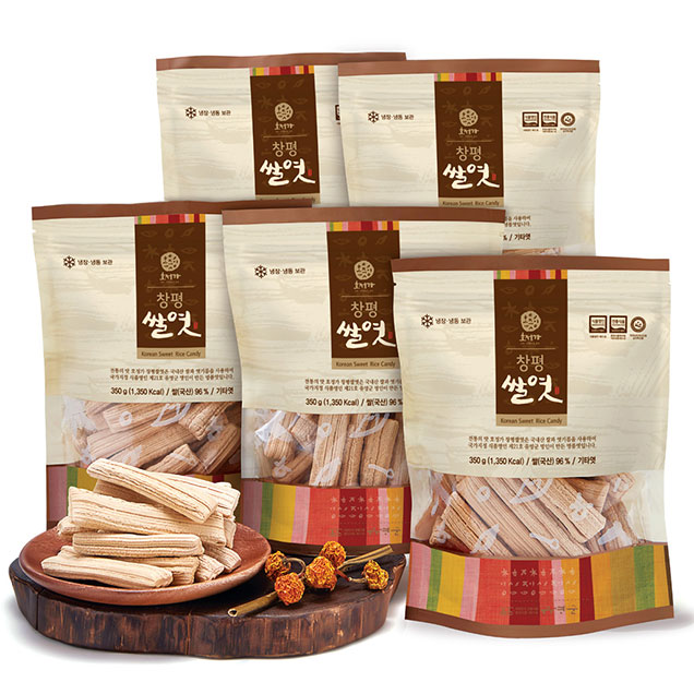 (호정식품) 창평쌀엿 350g (5EA 묶음) / 대한민국 식품명인 제21호1894