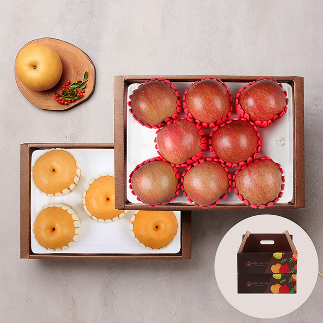 (신선행) 나주배 2.7kg 5과+사과 2kg 8과15187