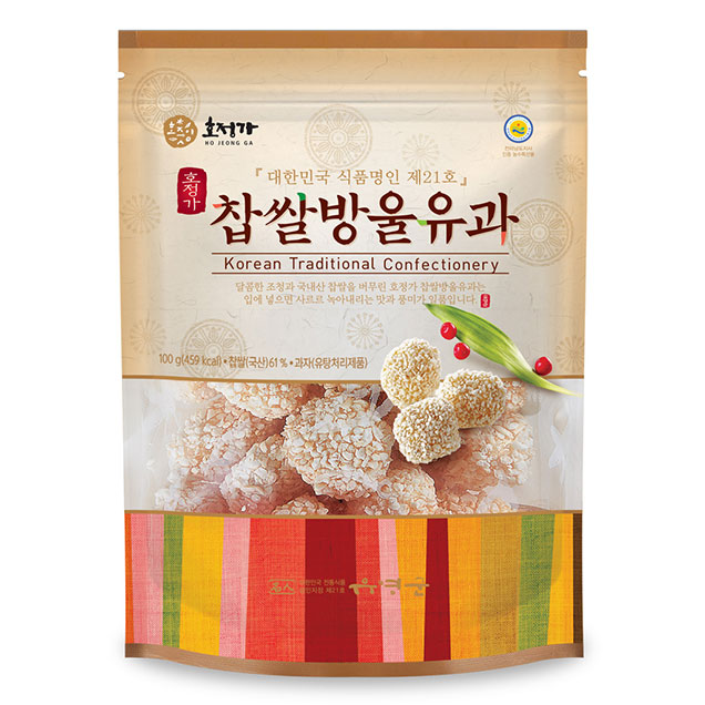 (호정식품) 호정가 찹쌀방울유과 100g / 전통한과 과자1931