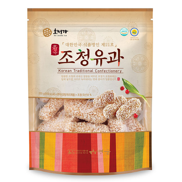 (호정식품) 호정가 조청유과 200g / 전통한과 과자1938