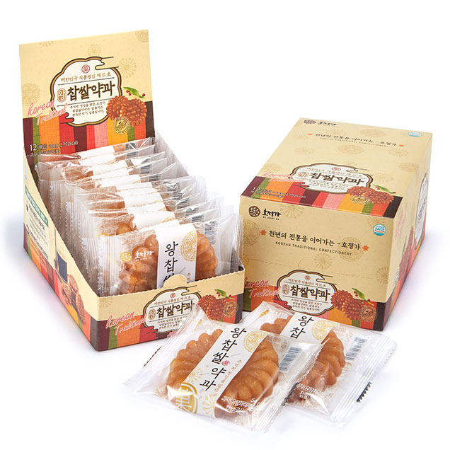 (호정식품) 호정가 왕찹쌀약과 (12개입) / 달콤한 전통한과 과자1944