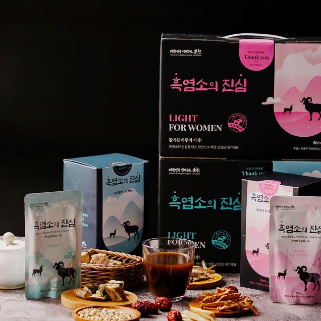 (대길농업회사법인)흑염소의진심 라이트 80ml 30포 여성용 / 남성용 선택2203