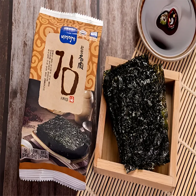 (바다명가) B47 지주식 3단도시락(식탁)구이김 10봉2376