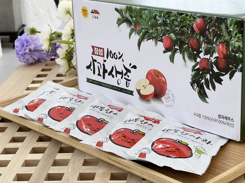 농부애땅의 행복한 사과즙 120ml(30포/50포/100포)3478