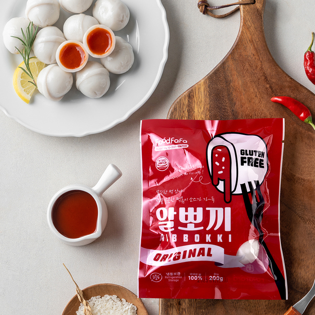 (푸드파파 에프앤비)소스가 들어있는 떡볶이 알뽀끼 200g*3팩3898