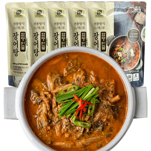 (아임푸드)국산 재료로 정성껏 끓여낸 장어탕500g (5팩/10팩)5196