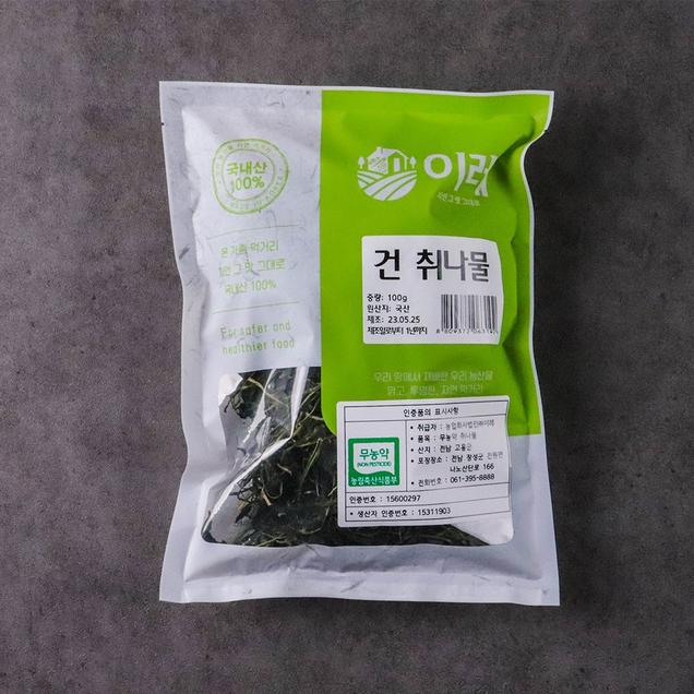 (자연과농부들)친환경 건취나물100g7317