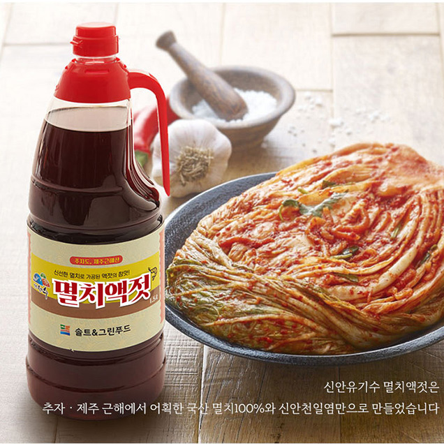[김치식자재] (신안SALT&FOOD) 명품 멸치액젓5kg+1.5L(국내산)9145